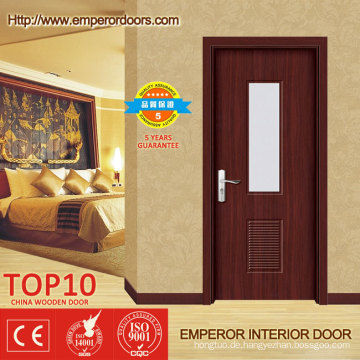 Farbe frei Holz PVC innere Holztüren für Zimmer